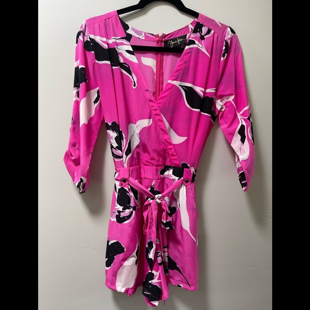 Yumi Kim Belted Romper. Size XS